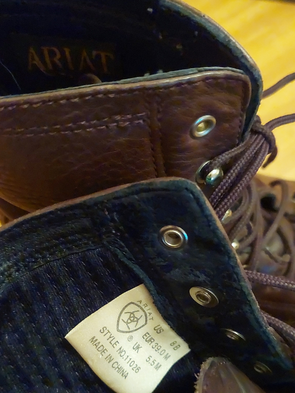 Bundle Ariat Heritage Lacer Boots & Waterproof Sperry & Hisea Rain Boots 8 - Picture 6 of 16